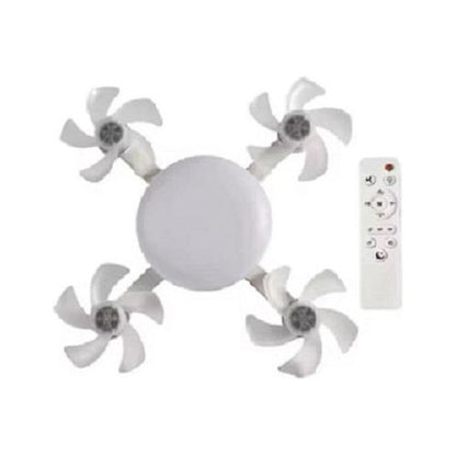 Share this product    Quiet Ceiling Fan with Remote Control, 3 LED Lights and 4 Fans