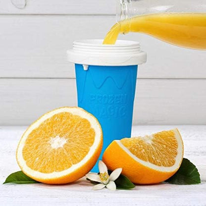 iNTAG Frozen Magic Slushy Maker Squeeze Cup