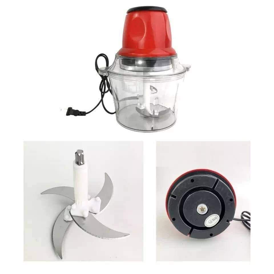 Cooking Electric Food Chopper – 2L, 4 Stainless Steel Blades, 250W