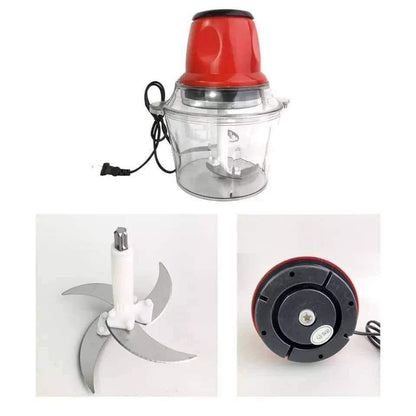 Cooking Electric Food Chopper – 2L, 4 Stainless Steel Blades, 250W