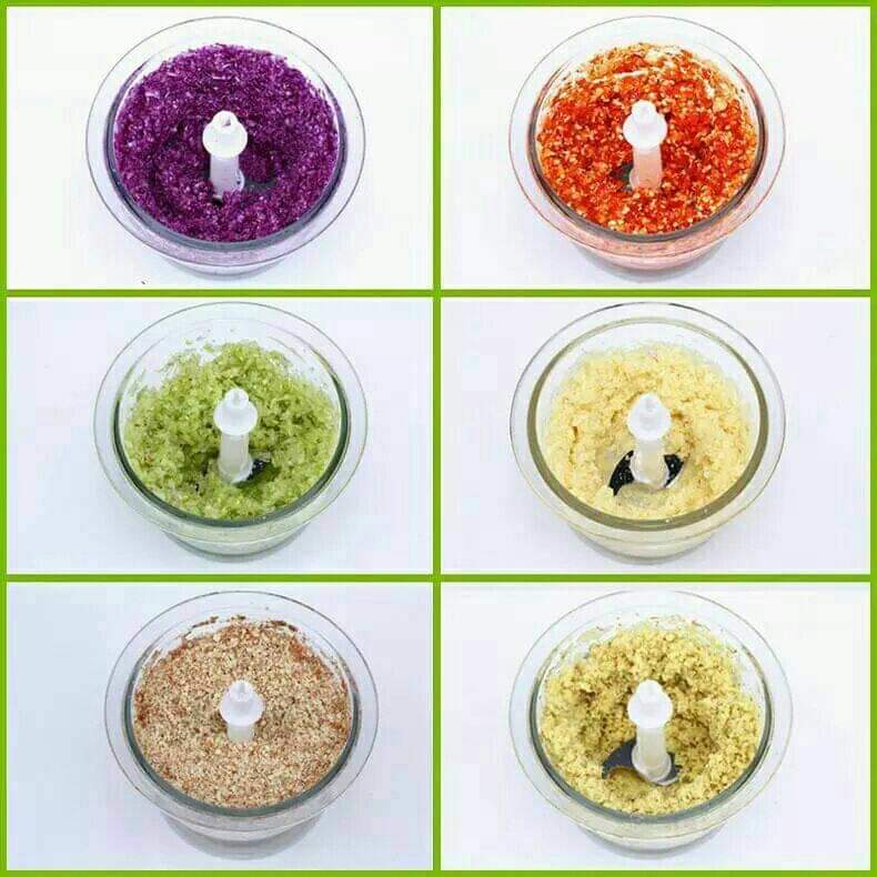 Cooking Electric Food Chopper – 2L, 4 Stainless Steel Blades, 250W