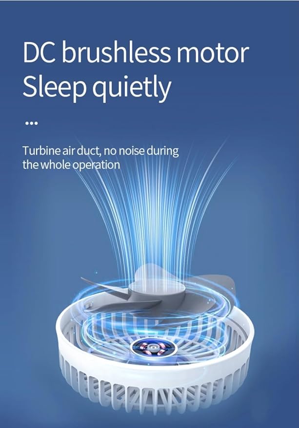 Weltherm 2-in-1 Mist Fan & Cooler | Cordless, Quiet, Remote Control, 270° Foldable