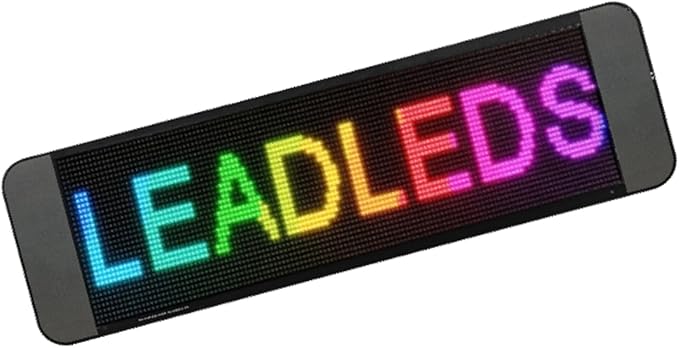 RGB Programmable Scrolling LED Sign, Customizable Text & Animation Sign Display Light with App Control