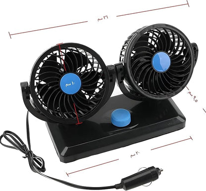 Car Air Conditioner - 12V Vehicle Fan with Low Noise