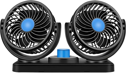 Car Air Conditioner - 12V Vehicle Fan with Low Noise