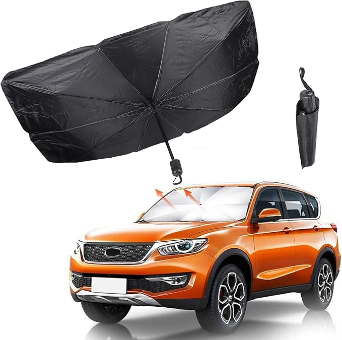 Car Windshield Sun Shade Umbrella Foldable Car Windshield Sunshade Auto Front Window