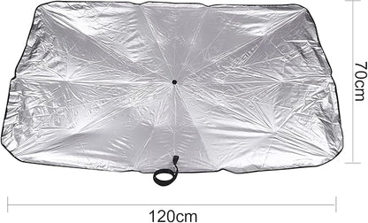 Car Windshield Sun Shade Umbrella Foldable Car Windshield Sunshade Auto Front Window
