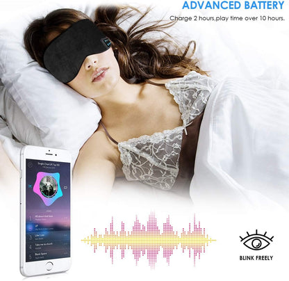 Jinxuny Bluetooth Sleeping Eye Cover Headphones Sleeping Travel Music