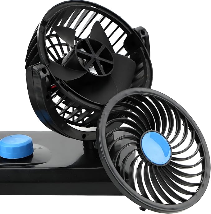 Car Air Conditioner - 12V Vehicle Fan with Low Noise