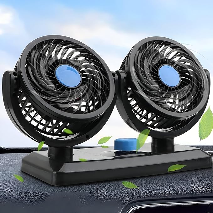 Car Air Conditioner - 12V Vehicle Fan with Low Noise